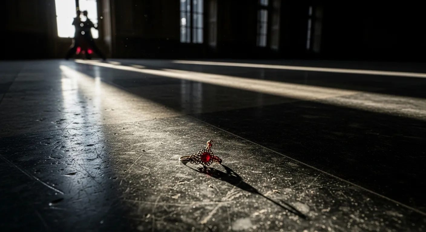 Забытое кольцо на полу